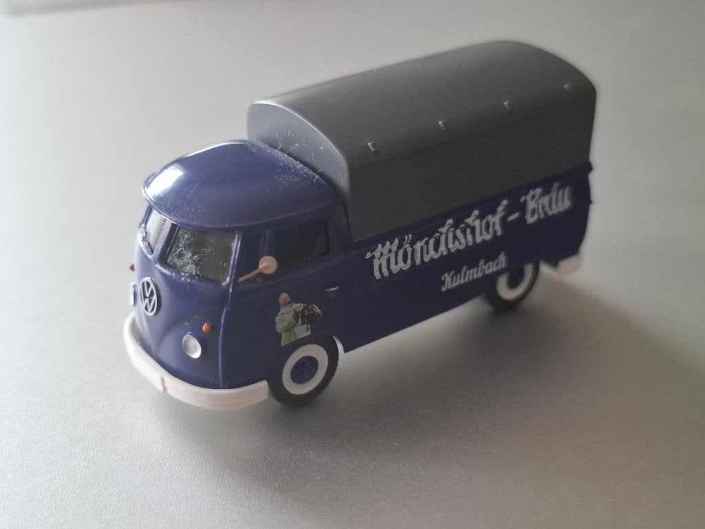 1:87 Volkswagen VW T1 Mönchshof Bräu Wiking € 10, Hobby en Vrije tijd, Verzenden, Zo goed als nieuw, Auto, Wiking