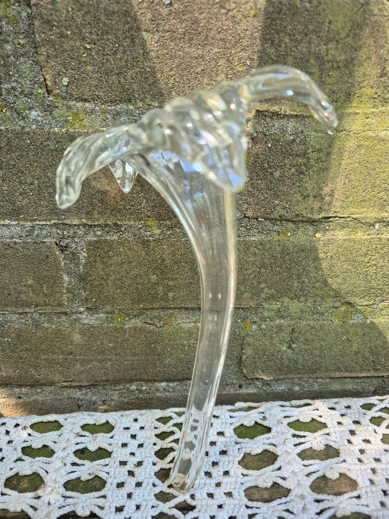 handgeblazen lelie, Ophalen of Verzenden, Zo goed als nieuw, Glas
