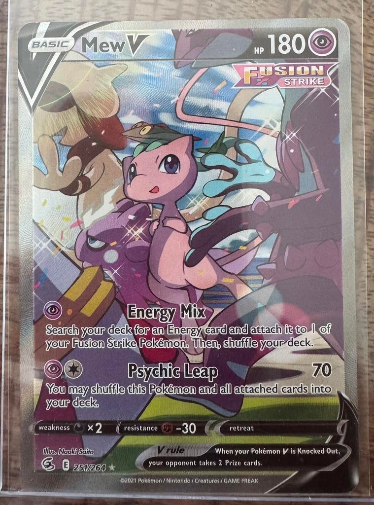 Mew V 251/264 Fusion strike, Ophalen of Verzenden, Zo goed als nieuw
