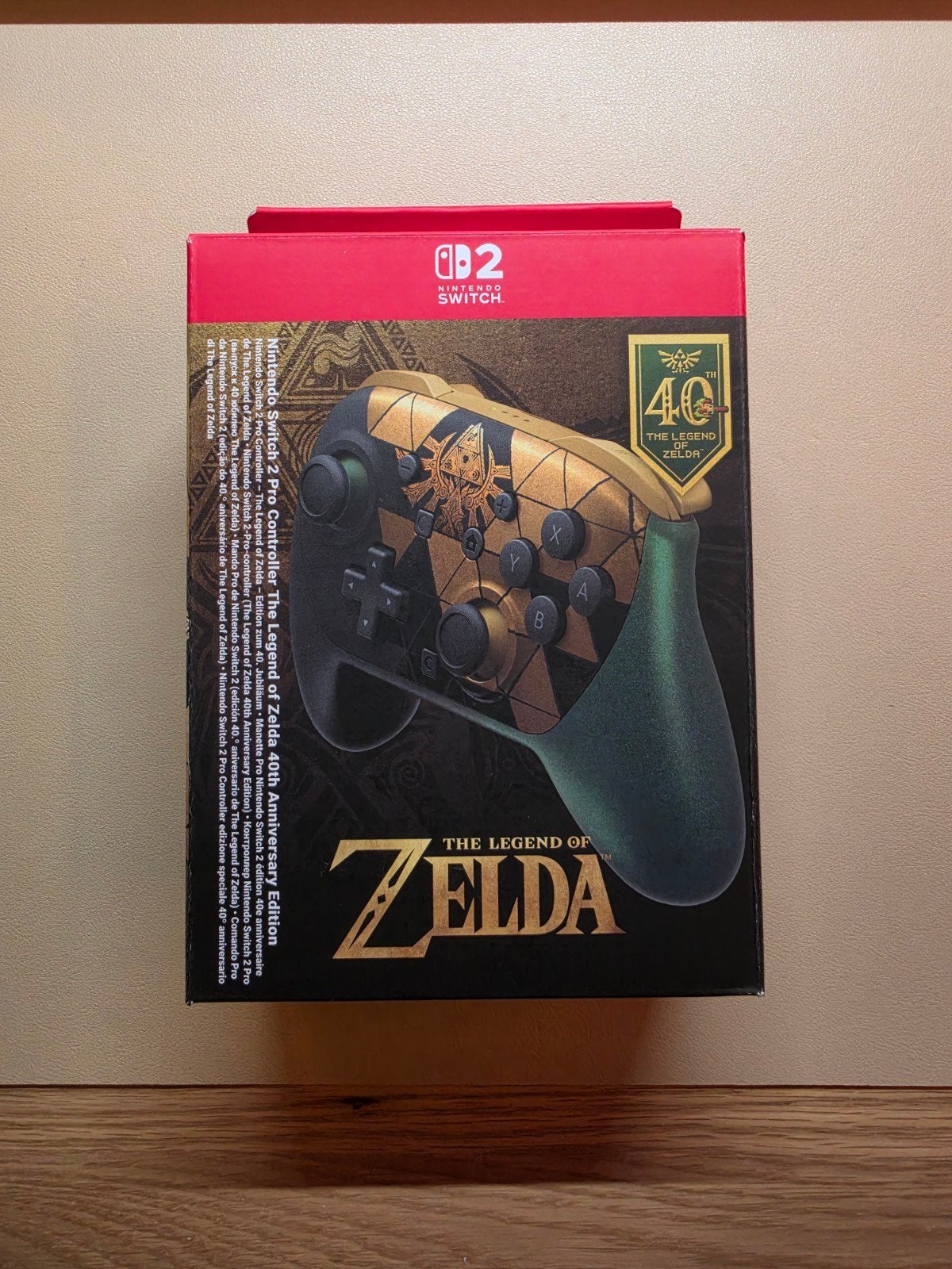 NIEUW! Nintendo Switch 2 Pro Controller The Legend of Zelda, Spelcomputers en Games, Ophalen of Verzenden, Nieuw