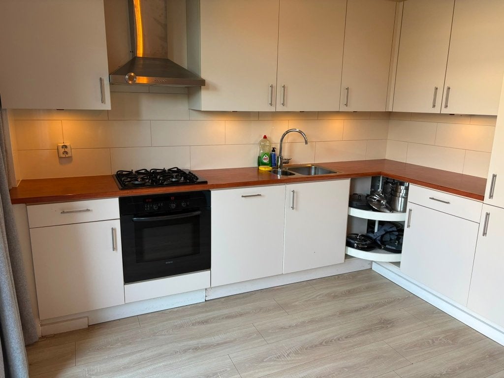 L-keuken, Ophalen, Gebruikt, Hoekkeuken, Kunststof