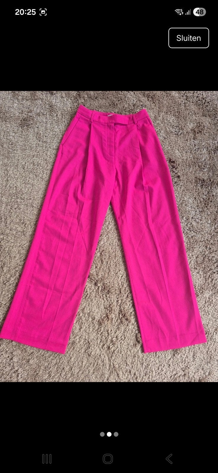 Roze pantalon van & Other Stories, maat 36 (S), & Other Stories, Ophalen of Verzenden, Zo goed als nieuw, Roze
