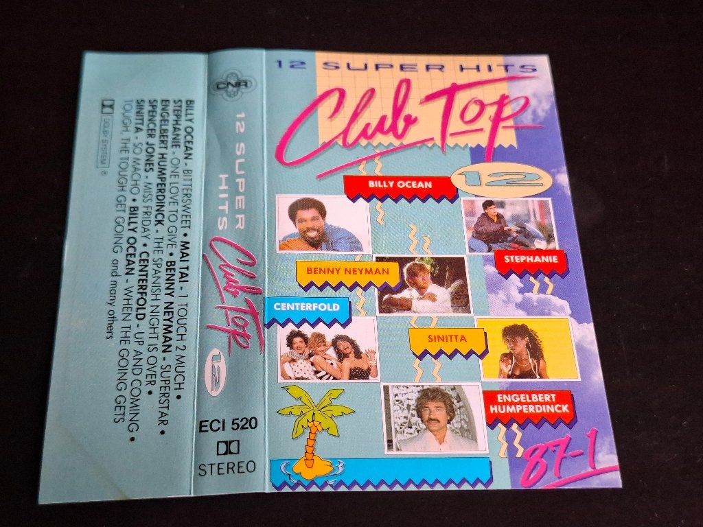 CLUB TOP 12 - 12 SUPER HITS (MC), Ophalen of Verzenden, Zo goed als nieuw, Origineel, Met bewaardoos, rek of koffer