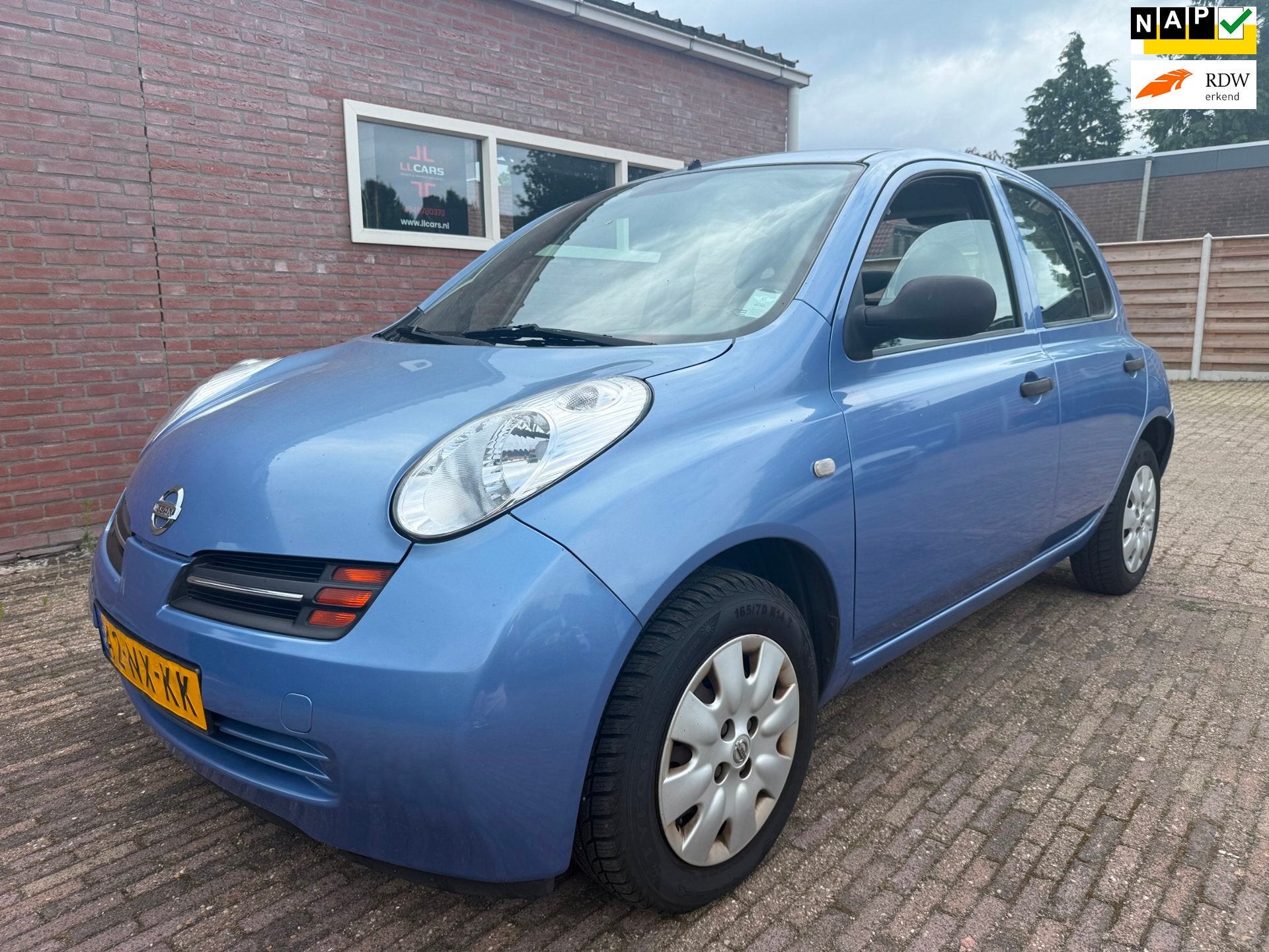 Nissan Micra 1.2 Visia APK 23-3-2027 5 drs trekhaak, 4 cilinders, Blauw, Elektrische ramen, Origineel Nederlands