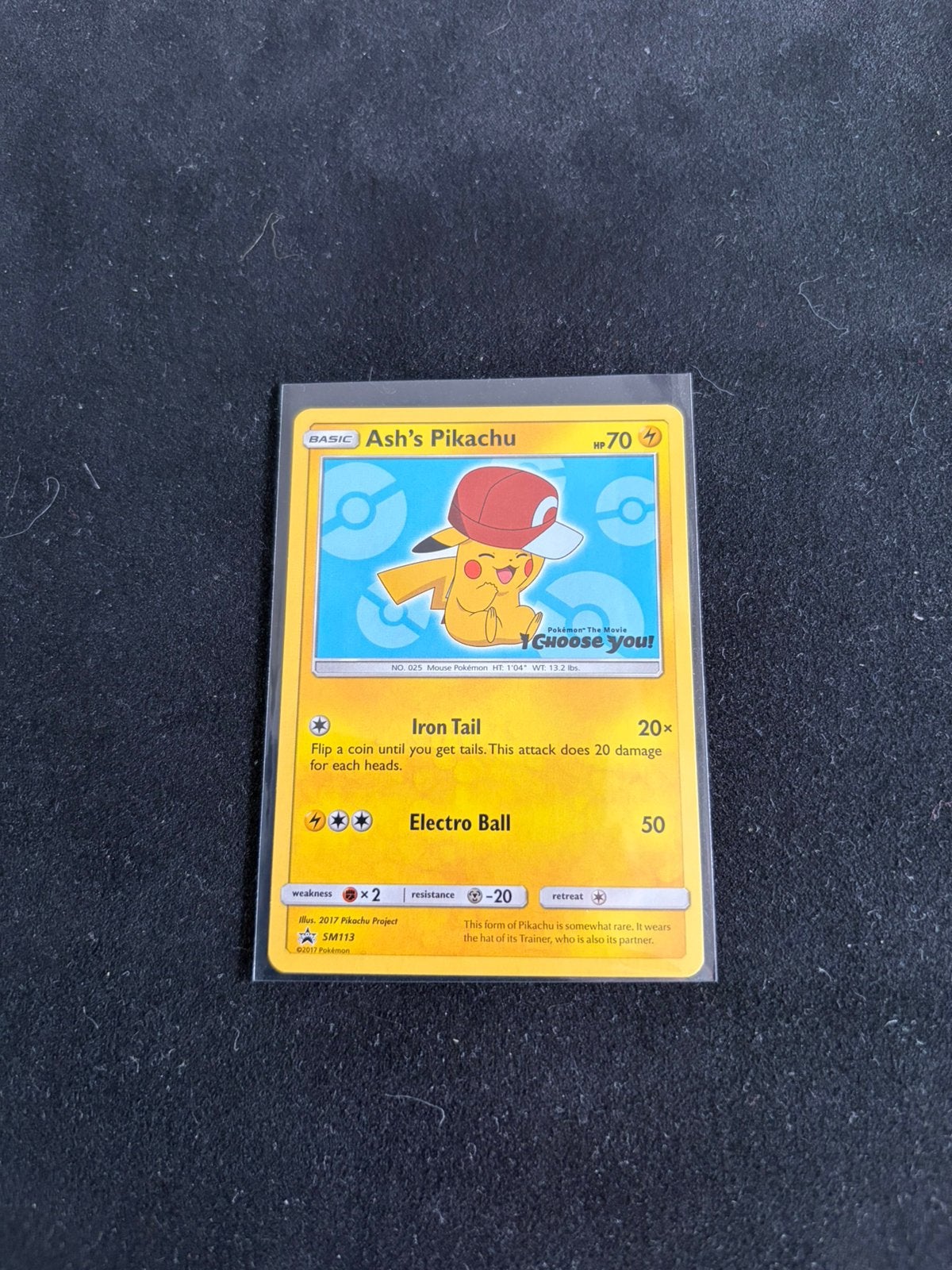 Pokemon kaart  Ash's Pikachu Sm113 - I Choose you, Ophalen, Zo goed als nieuw
