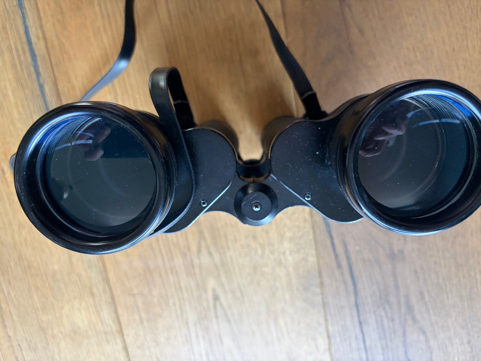 Pallas Coated Optics 12x50 Verrekijker met Tas, Gebruikt, 12 tot 20x, Met hoes of tas, Porro (met knik)