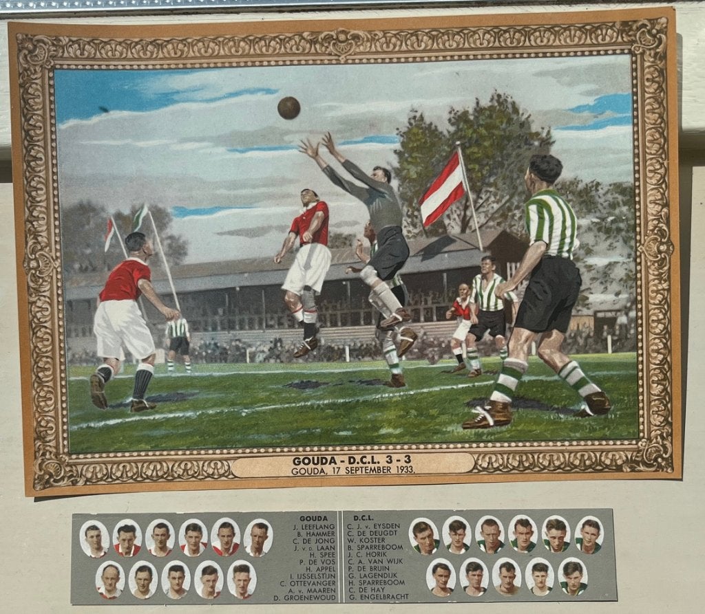 Voetbalplaat Miss Blanche, Ophalen of Verzenden, Zo goed als nieuw, Overige binnenlandse clubs, Poster, Plaatje of Sticker