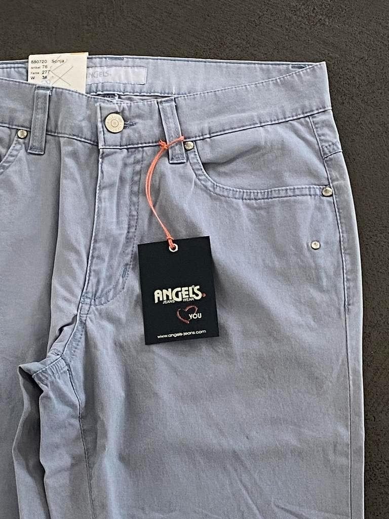 J222 Nieuw: 7/8e broek Angels maat 38=M jeans spijkerbroek, Blauw, Nieuw, Ophalen of Verzenden, Angels