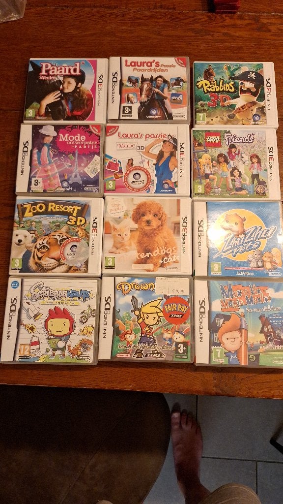 Nintendo DS/3DS spellen (vooral voor kids), Spelcomputers en Games, Games | Nintendo DS, Puzzel en Educatief, Gebruikt, 1 speler