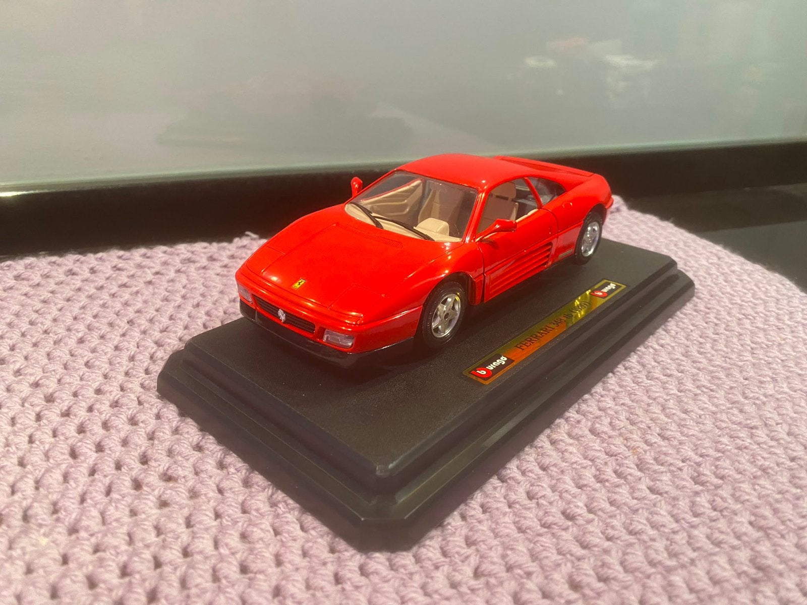 Ferrari 348 tb, Ophalen of Verzenden, Zo goed als nieuw, Auto, Bburago