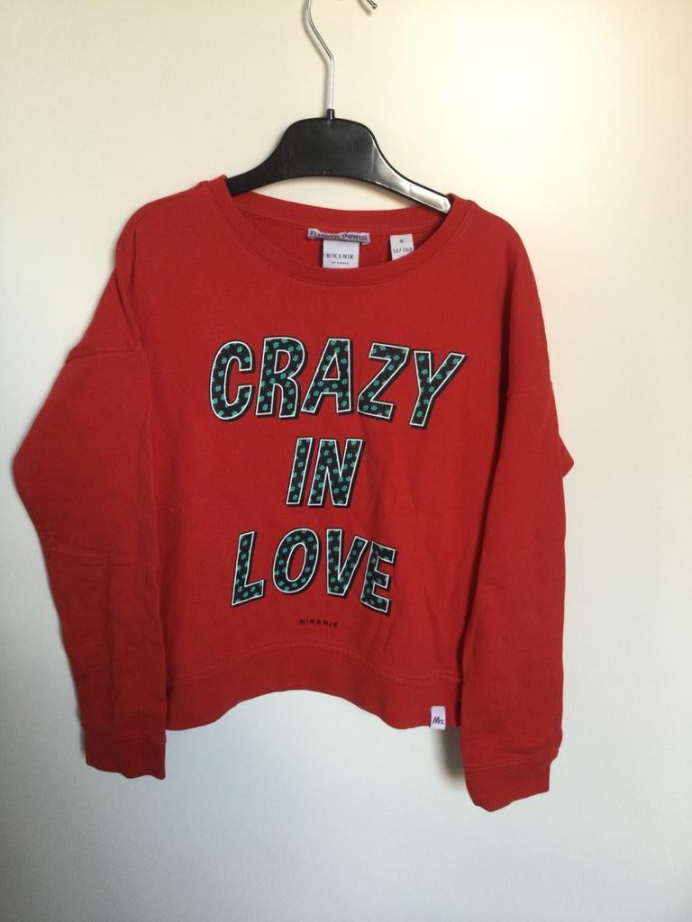 Sweater van NIK&NIK in nieuwstaat maat 152, Kinderen en Baby's, Kinderkleding | Maat 152, Meisje, Trui of Vest, Nik&Nik, Ophalen of Verzenden
