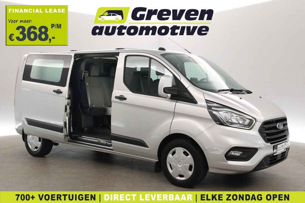 Ford Transit Custom 2.0 TDCI L2H1 | Automaat | DC | 6 Zits |, Auto's, Bestelauto's, Automaat, Gebruikt, 4 cilinders, 840 kg