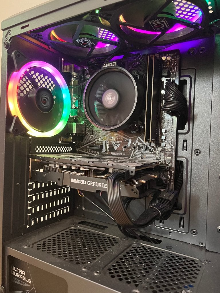 Garantie! ~ Game pc Ryzen 5, GTX 2060, 16GB RAM, SSD & HDD, Zelf gebouwde pc, Virtual Reality, Zo goed als nieuw, Fusionpcs