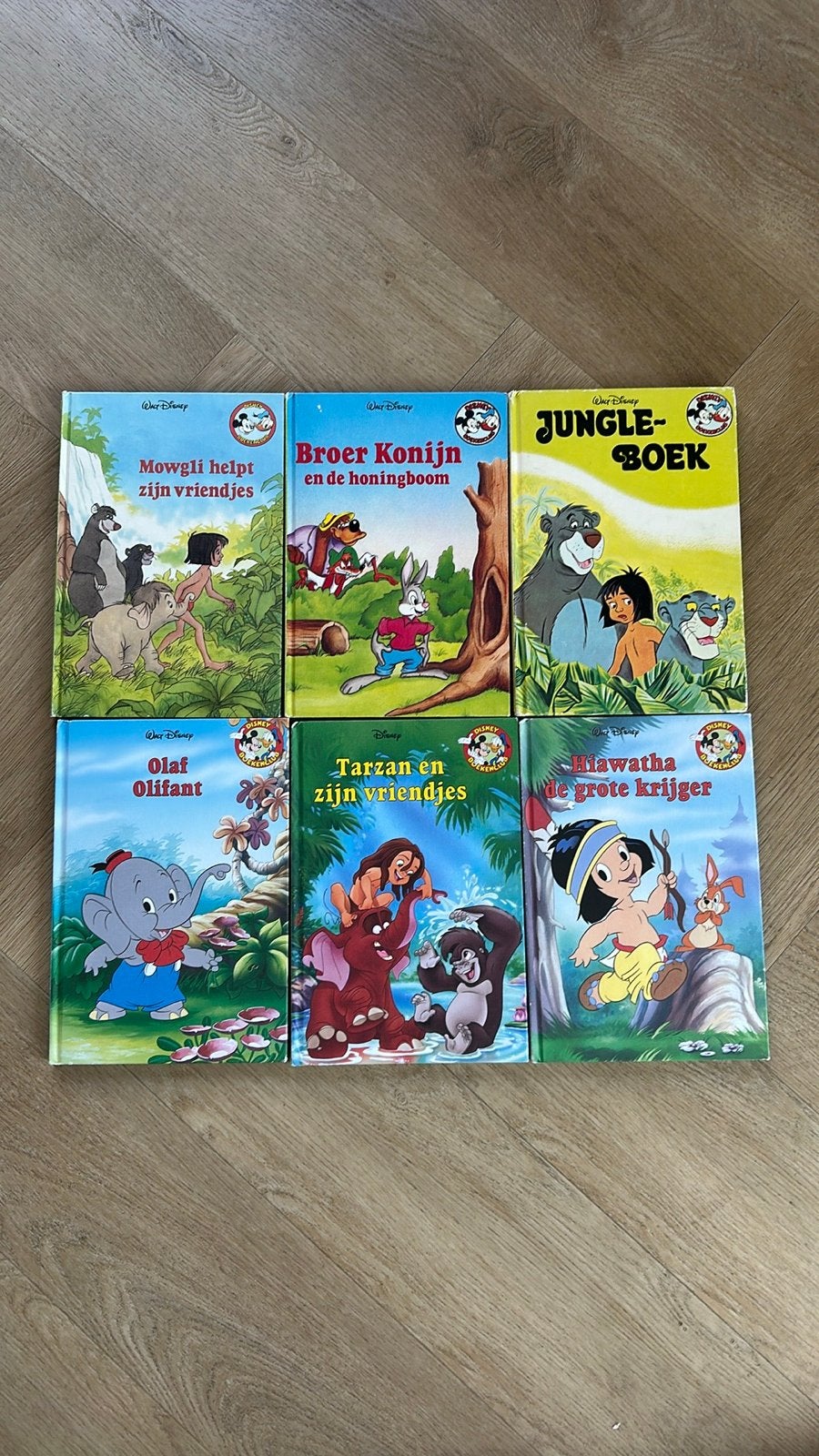 Disney Boekenreeks: Mowgli, Broer Konijn, Jungle Boek en mee, Ophalen of Verzenden, Gelezen, Sprookjes