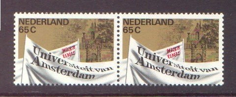 Nederland 1982 1260 Universiteit Amsterdam-paar, Postfris, Postzegels en Munten, Postzegels | Nederland, Ophalen of Verzenden
