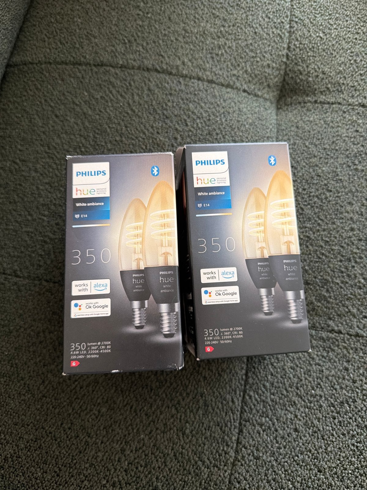 Philips Hue White Ambiance Kaars Filament E14 (4 stuks), Wit, E14 (klein), Nieuw, Ophalen of Verzenden