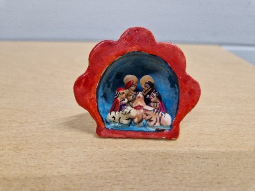 beeld kribbe 1987 christoffel school, Ophalen of Verzenden, 'T Olde Gre-j, Info@toldegrej.nl, Endepoelstraat 20f Didam