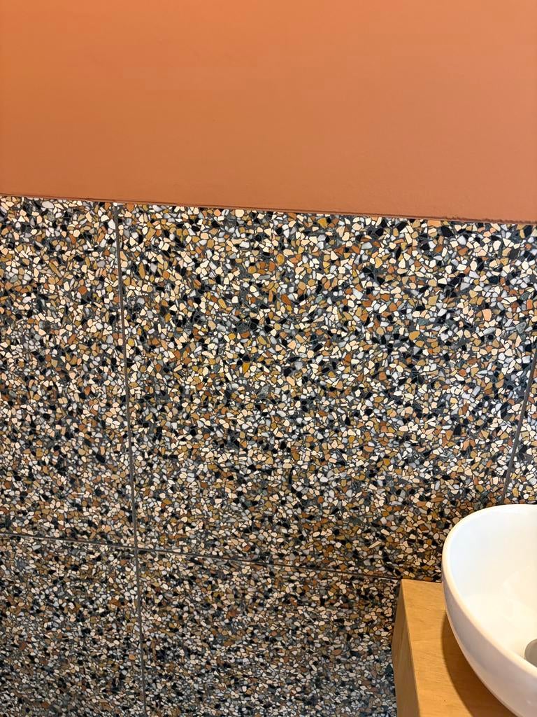 Terrazzo tegels 40x40 Terre d'Azur Granito Roma, Ophalen, 40 tot 60 cm, 40 tot 60 cm, Keramiek