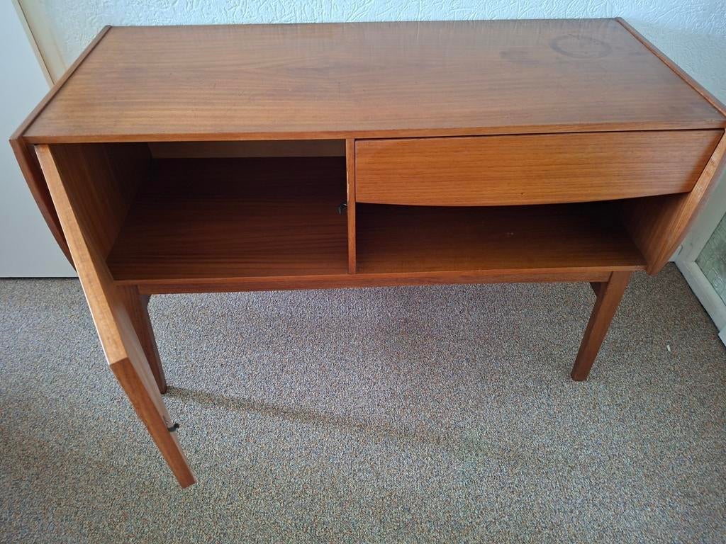 Retro kastje, Huis en Inrichting, Kasten | Televisiemeubels, Gebruikt, Teakhout, Minder dan 100 cm, 25 tot 50 cm
