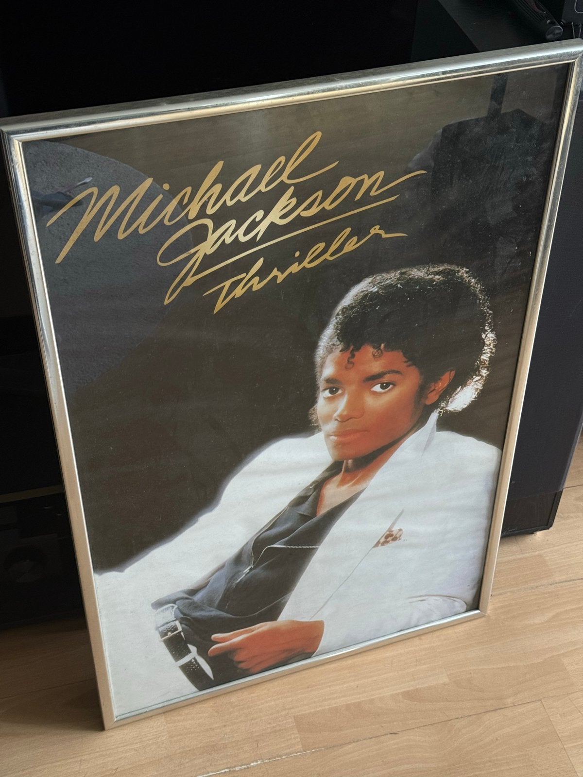 Michael Jackson Thriller Poster Ingelijst, Verzamelen, Ophalen, Met lijst, A1 t/m A3, Muziek