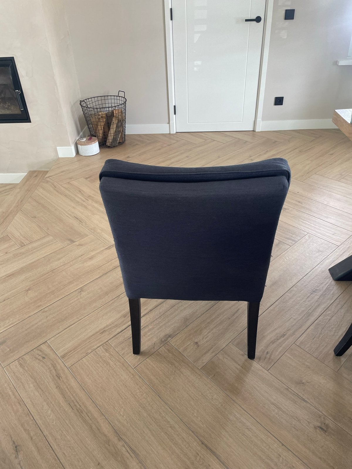 RUILEN ZIE BESCHRIJVING! 4 zwarte eetkamerstoelen, Ophalen, Gebruikt, Zwart, Vier