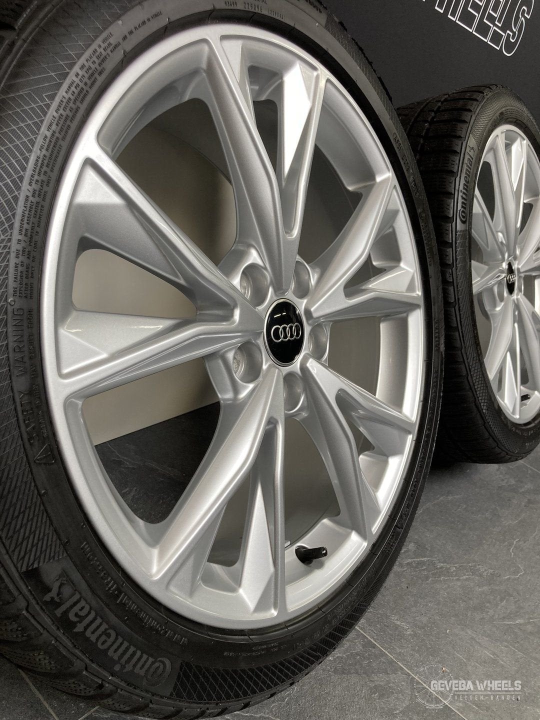 18” originele Audi A3 8P 8V 8Y velgen + winterbanden 5x112, Auto-onderdelen, Banden en Velgen, 18 inch, Gebruikt, -, -
