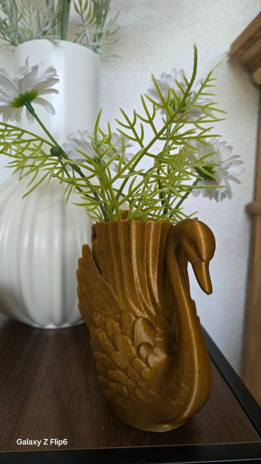 Decoratief Zwanen Vaasje - Uniek en Stijlvol, Ophalen of Verzenden