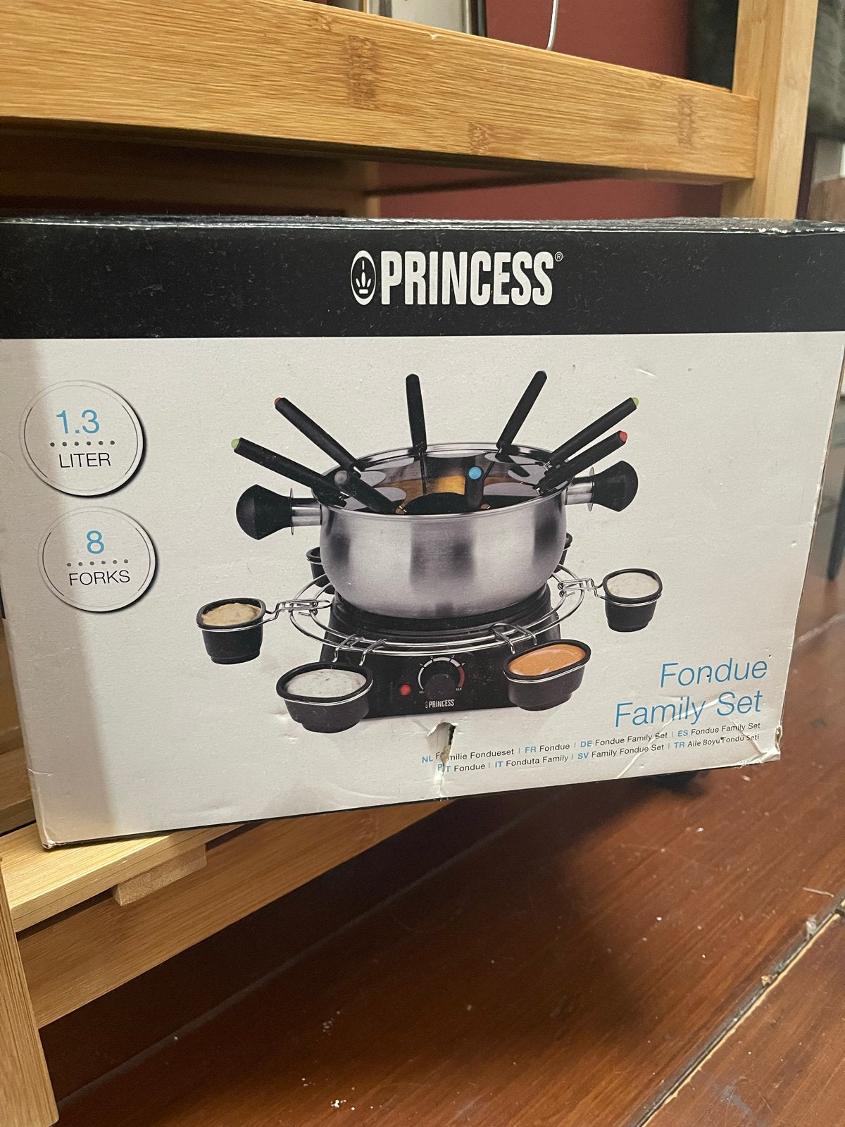 Princess Fondue Family Set - Elektrische Fondueset, Ophalen, Zo goed als nieuw, Elektrisch, Fondueset