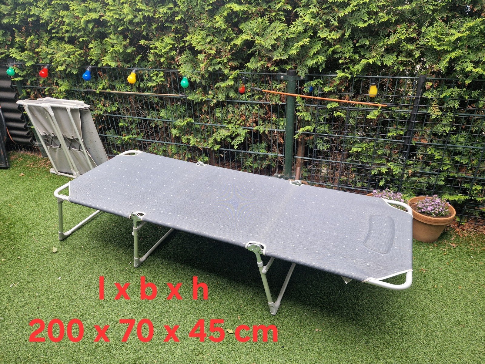 2x Veldbed  campingbed ligbed vouwbed, Ophalen, Aluminium