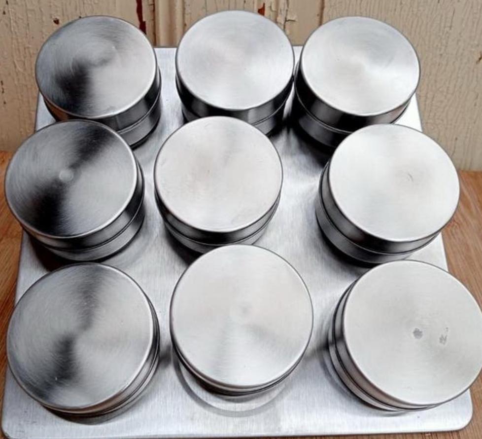 Kruidenpotjes met magneet en metalen plaat, Overige typen, Ophalen of Verzenden, Metaal, Overige merken