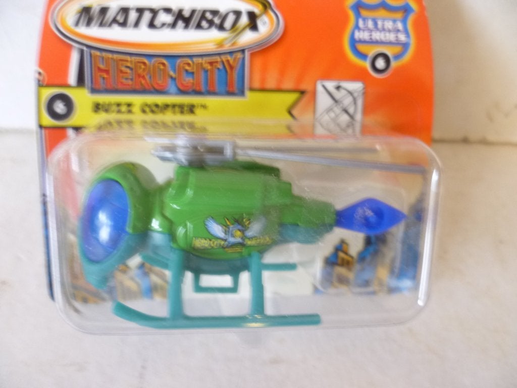 Matchbox 2003 Buzz Copter in blister., Ophalen of Verzenden, Nieuw, Overige typen