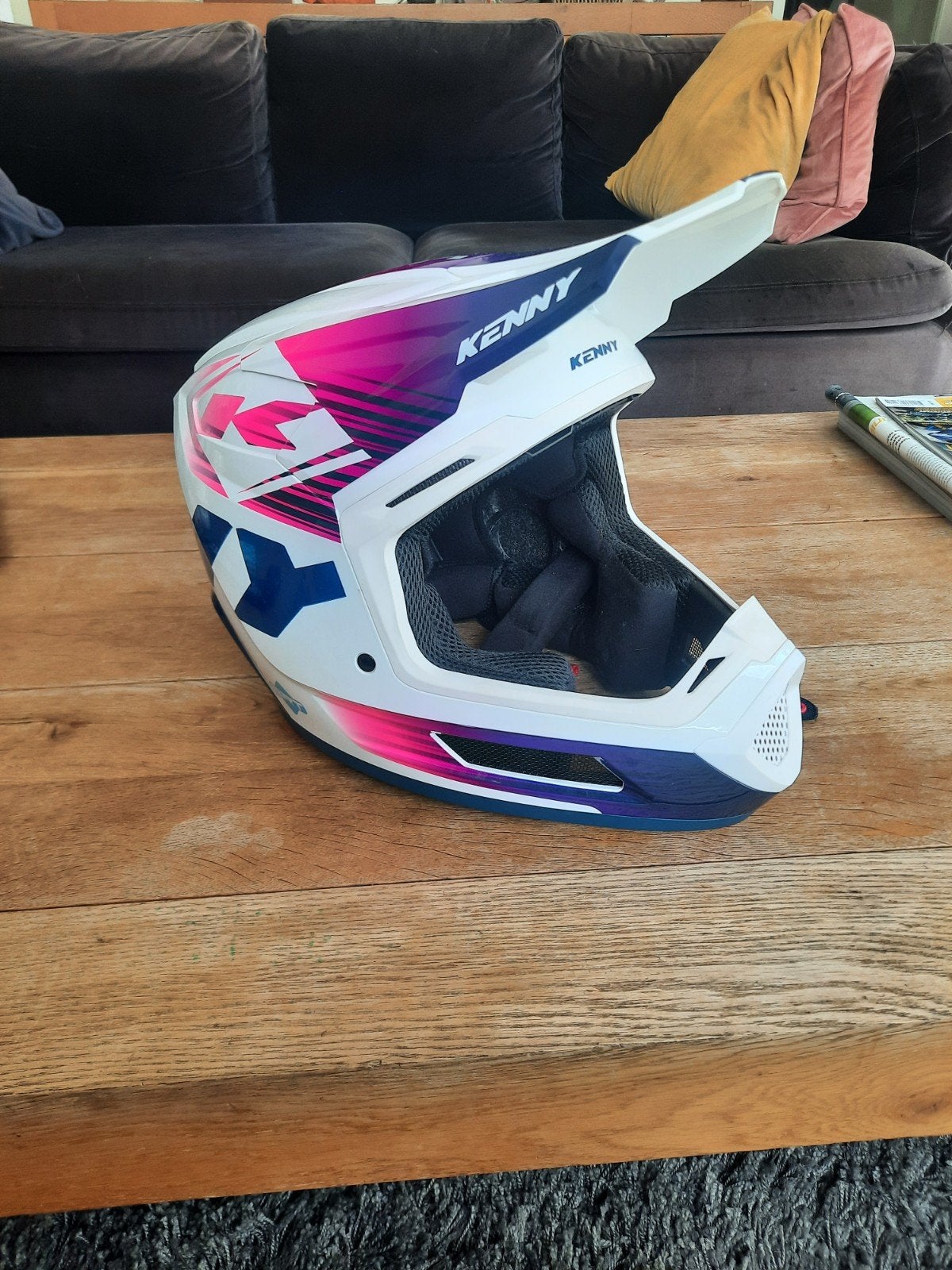Kenny Performance Crosshelm - Gloednieuw! 1x gedragen, Motoren, Kleding | Motorhelmen, Offroadhelm, Dames, Nieuw zonder kaartje