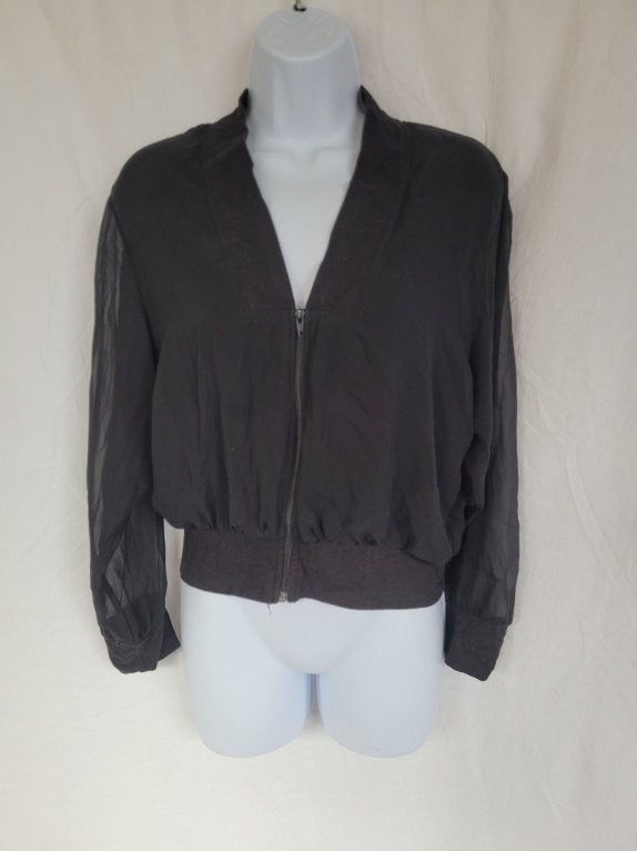 Stoer damesvest, doorschijnende mouw, mt S merk Zack London, Kleding | Dames, Truien en Vesten, ., Zwart, Ophalen of Verzenden
