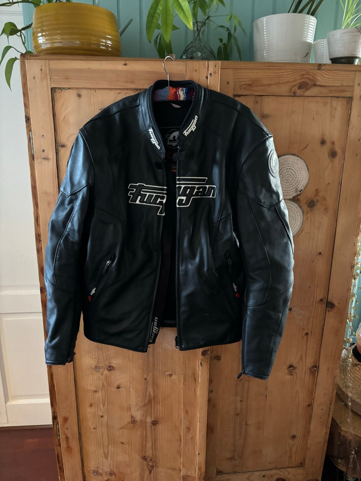 Furygan leren motorjas met D3O protectie, Motoren, Kleding | Motorkleding, Ophalen of Verzenden, Tweedehands, Heren, Jas | leer