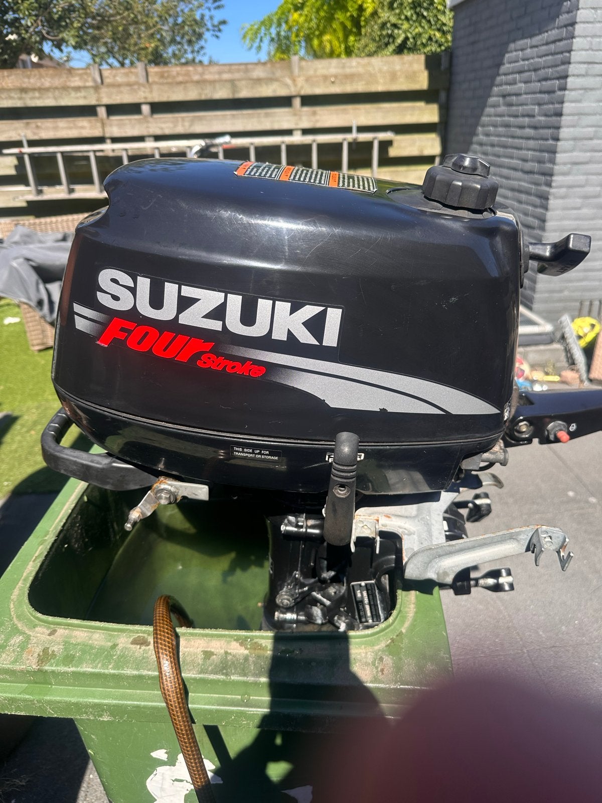 Suzuki DF6 6pk buitenboordmotor - 4-takt,, Watersport en Boten, Ophalen, Gebruikt, 5 tot 10 pk, Viertaktmotor