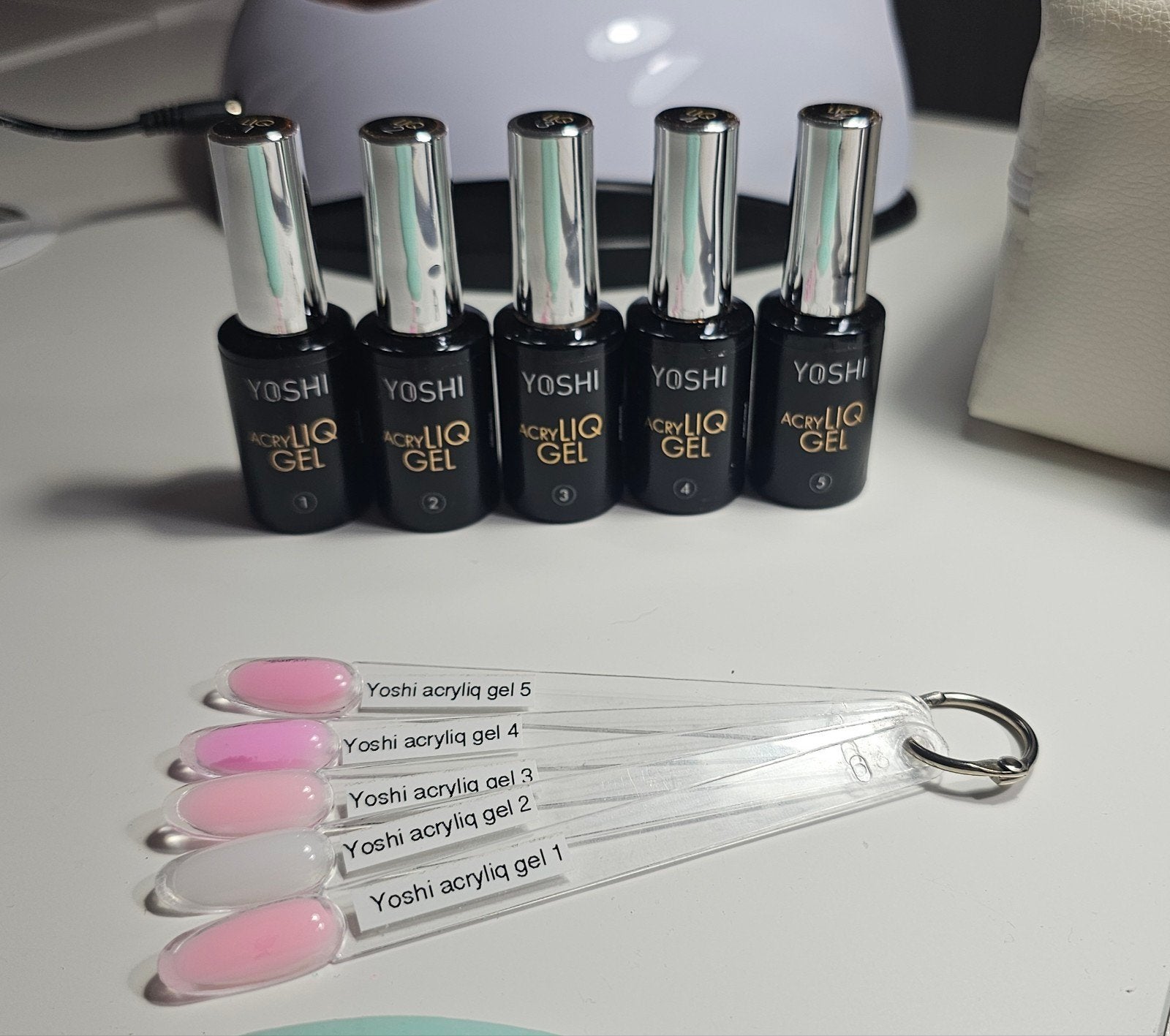 Yoshi biab, Ophalen of Verzenden, Zo goed als nieuw, Roze, Handen en Nagels