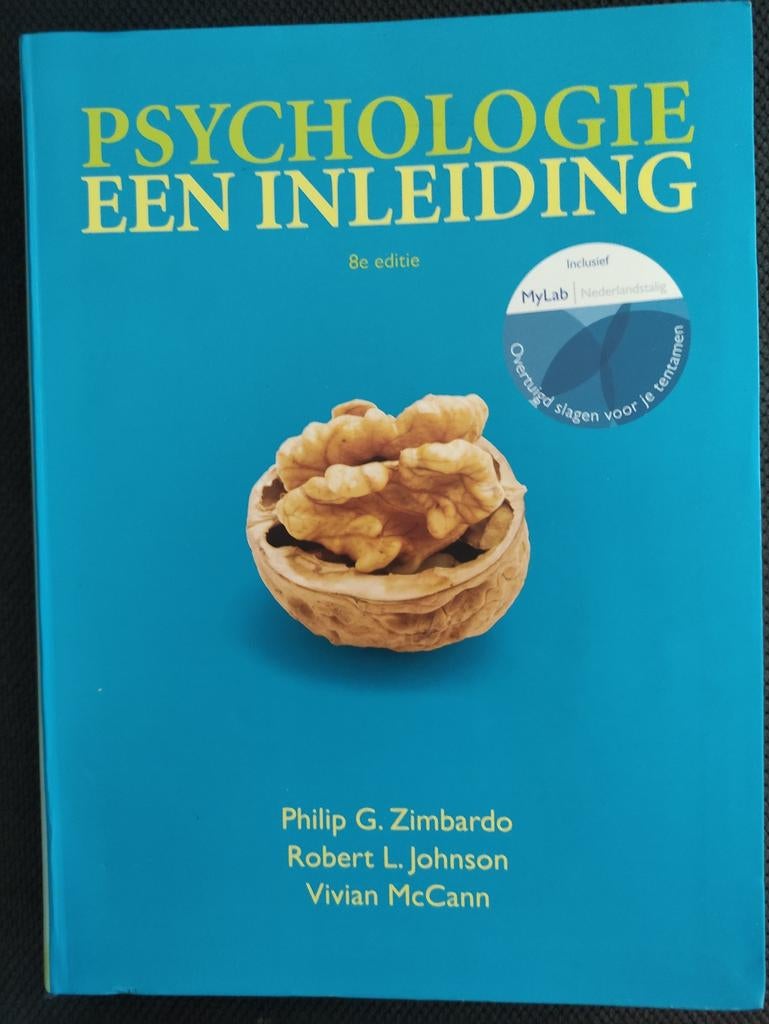 Psychologie een inleiding, Ophalen of Verzenden, Zo goed als nieuw