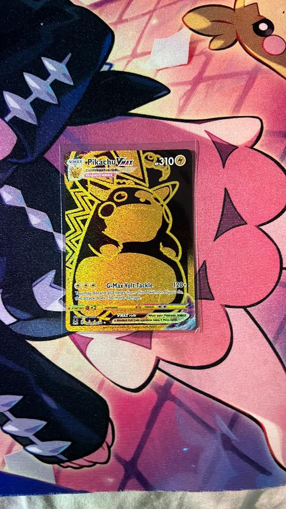 Pikachu vmax, Ophalen of Verzenden, Nieuw, Losse kaart, Foil