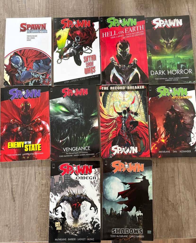 Spawn 10 tradepaperbacks (# 250-323) los of als set, Boeken, Meerdere stripboeken, Ophalen of Verzenden, Zo goed als nieuw