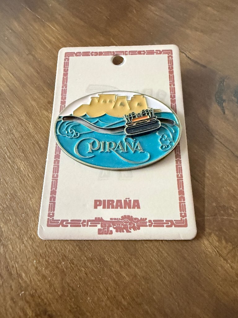 Efteling pin - Piraña - Heropening 2024, Ophalen of Verzenden, Nieuw, Button of Speldje