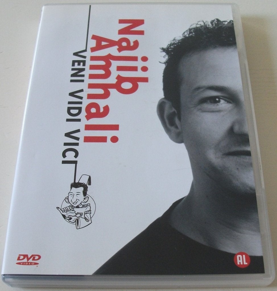 Dvd *** NAJIB AMHALI *** Veni Vidi Vici, Alle leeftijden, Ophalen of Verzenden, Zo goed als nieuw, Stand-up of Theatershow
