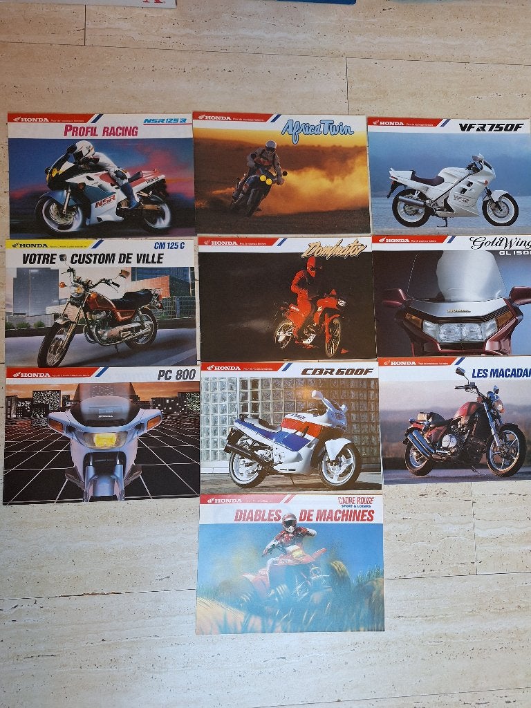 Honda motoren Franstalige folders, Ophalen of Verzenden, Zo goed als nieuw, Merk of Model