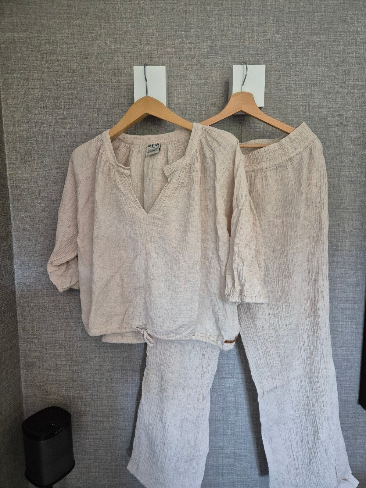 Moscow Pak Zandkleur Broek XL Top XXL, Beige, Maat 46/48 (XL) of groter, Ophalen of Verzenden, Moscow