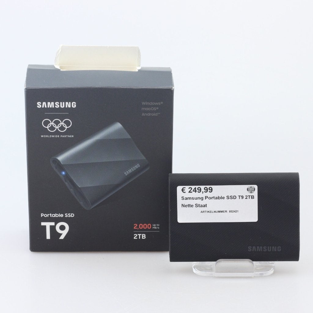 Samsung Portable SSD T9 2TB Nette Staat, Computers en Software, Samsung, Zo goed als nieuw, Support@Samsung.com, 129, Samsung-ro, Yeongtong-gu
Suwon-si, Gyeonggi-do 16677
South Korea