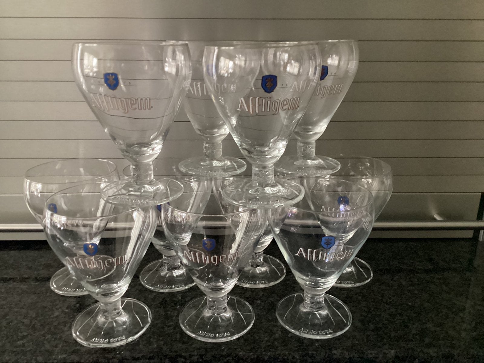 Div.merken bierglazen zie foto,s meerdere aanwezig, Ophalen of Verzenden, Zo goed als nieuw, Glas of Glazen, Overige merken