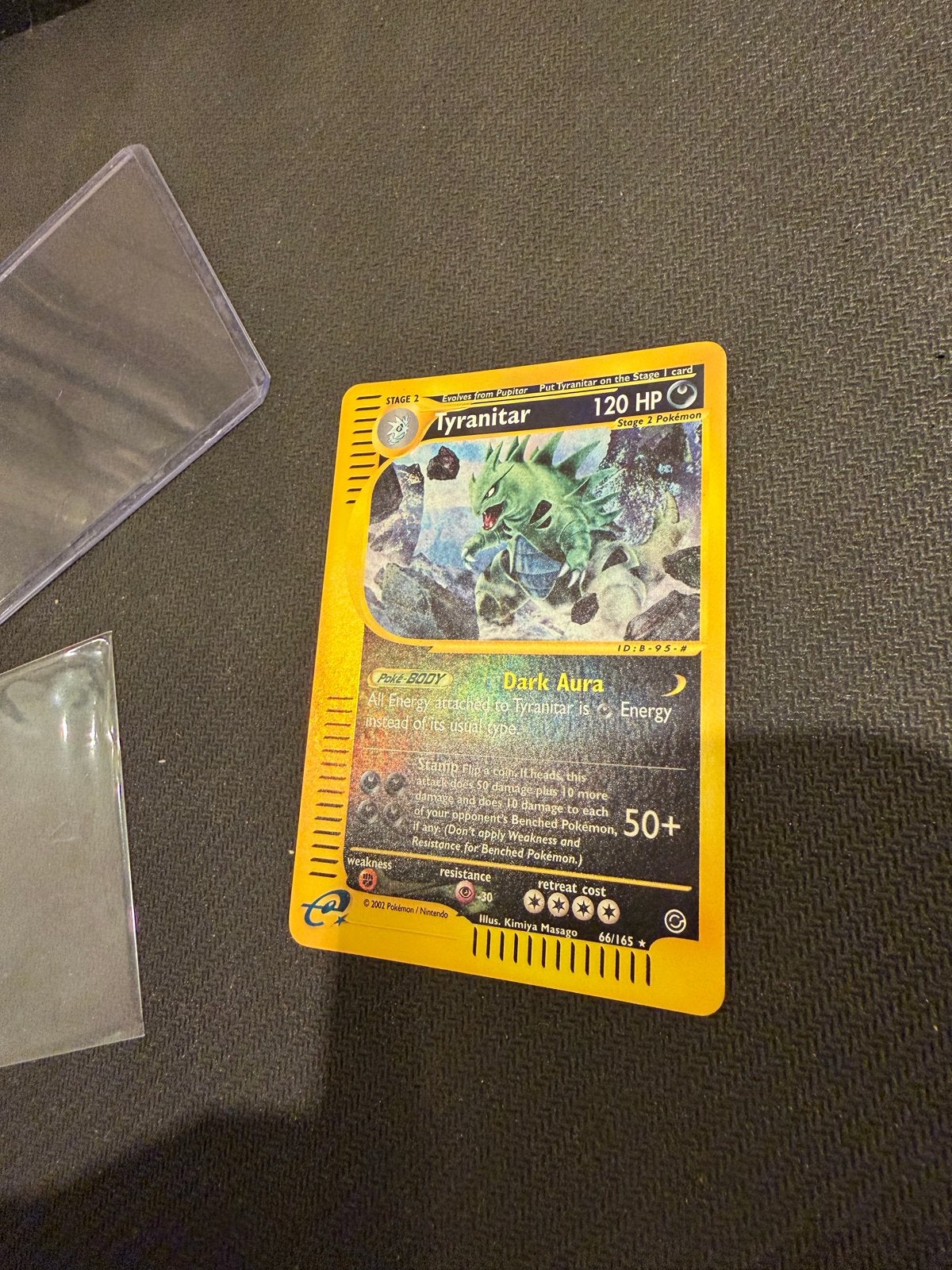 Tyranitar 2002 Expedition Base Set Holo Pokémon Kaart NM, Hobby en Vrije tijd, Verzamelkaartspellen | Pokémon, Ophalen of Verzenden