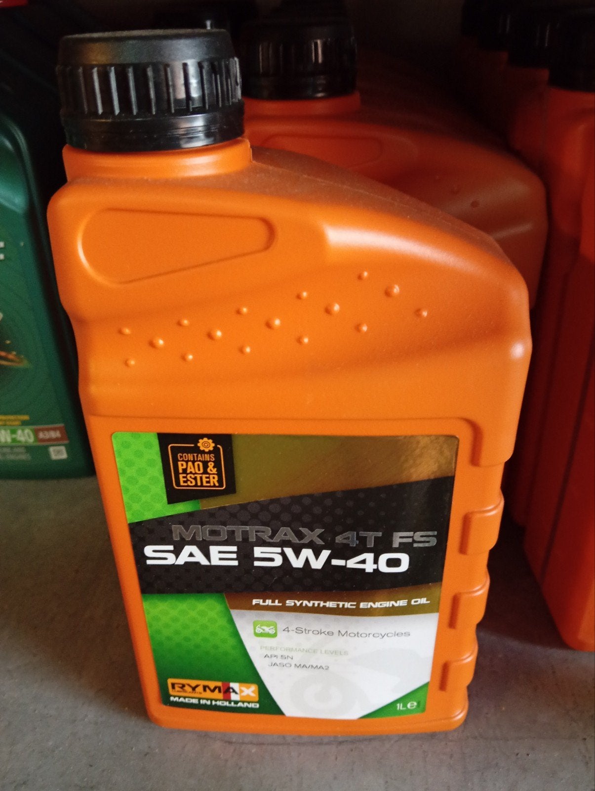 Nieuw: Motrax 4T FS SAE 5W-40 Volledig Synthetische Olie, Ophalen of Verzenden, Rymax, Info@rymaxlubricants.com, Made in Holland