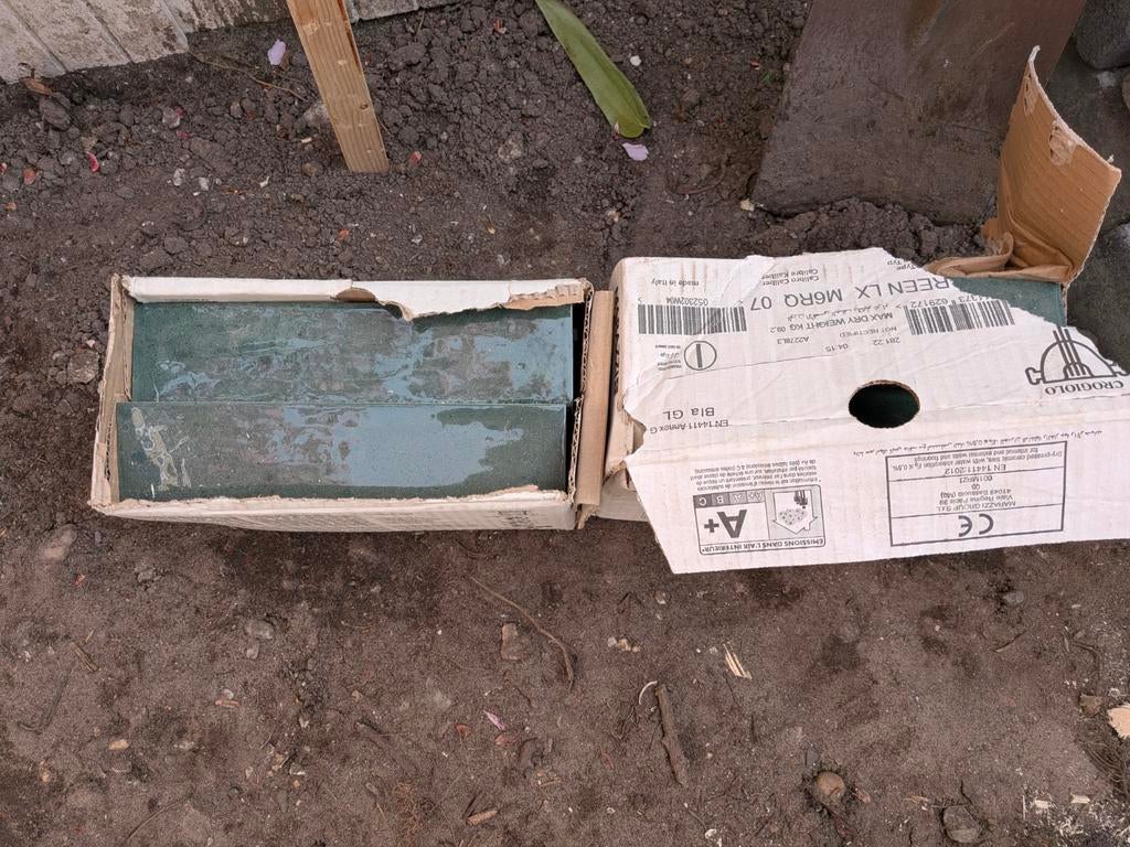 Groene Marazzi tegels M6RQ 07, handgemaakt Italië, Ophalen of Verzenden
