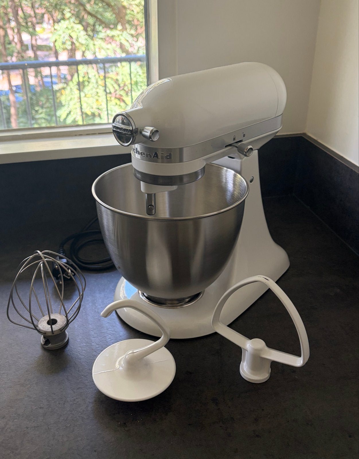 KitchenAid Classic Mini Keukenmixer, Ophalen, Zo goed als nieuw, Vaatwasserbestendig, 3 snelheden of meer