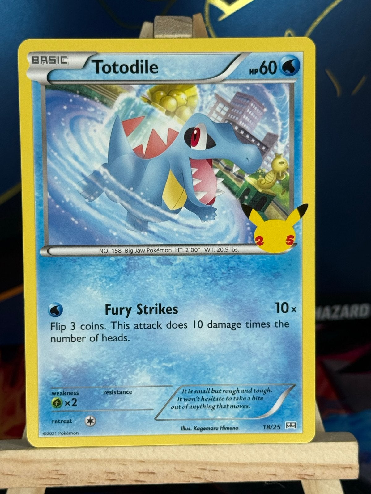 Totodile #18 | Pokemon McDonalds 2021, Ophalen of Verzenden, Zo goed als nieuw, Losse kaart